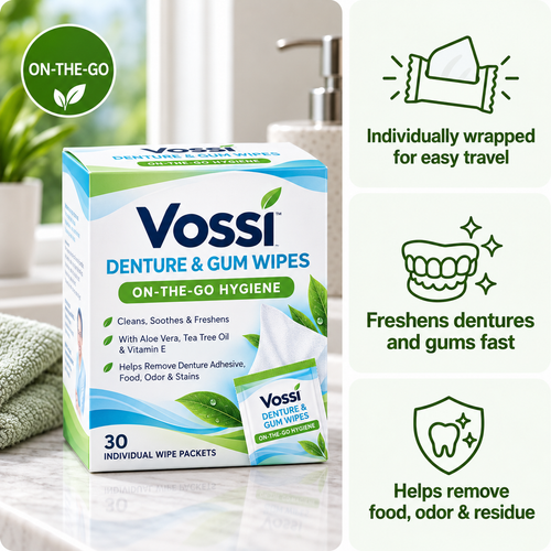 Vossi Gum & Denture Wipes